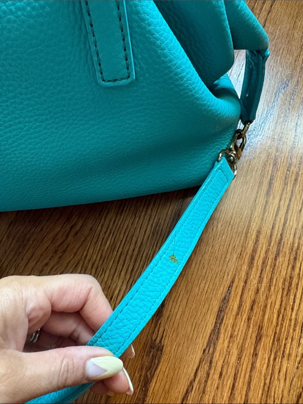 kate spade pebbled leather